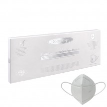 DOCTOR KING Premium Protective Face Masks | Box of 2 Single Use Premium Masks | Face Coverings For The General Public | 5 Layers of Protection | Very High Efficiency Microfilter: PFE Particle Filtration Efficiency 99.5% | Best Option For Daily Use